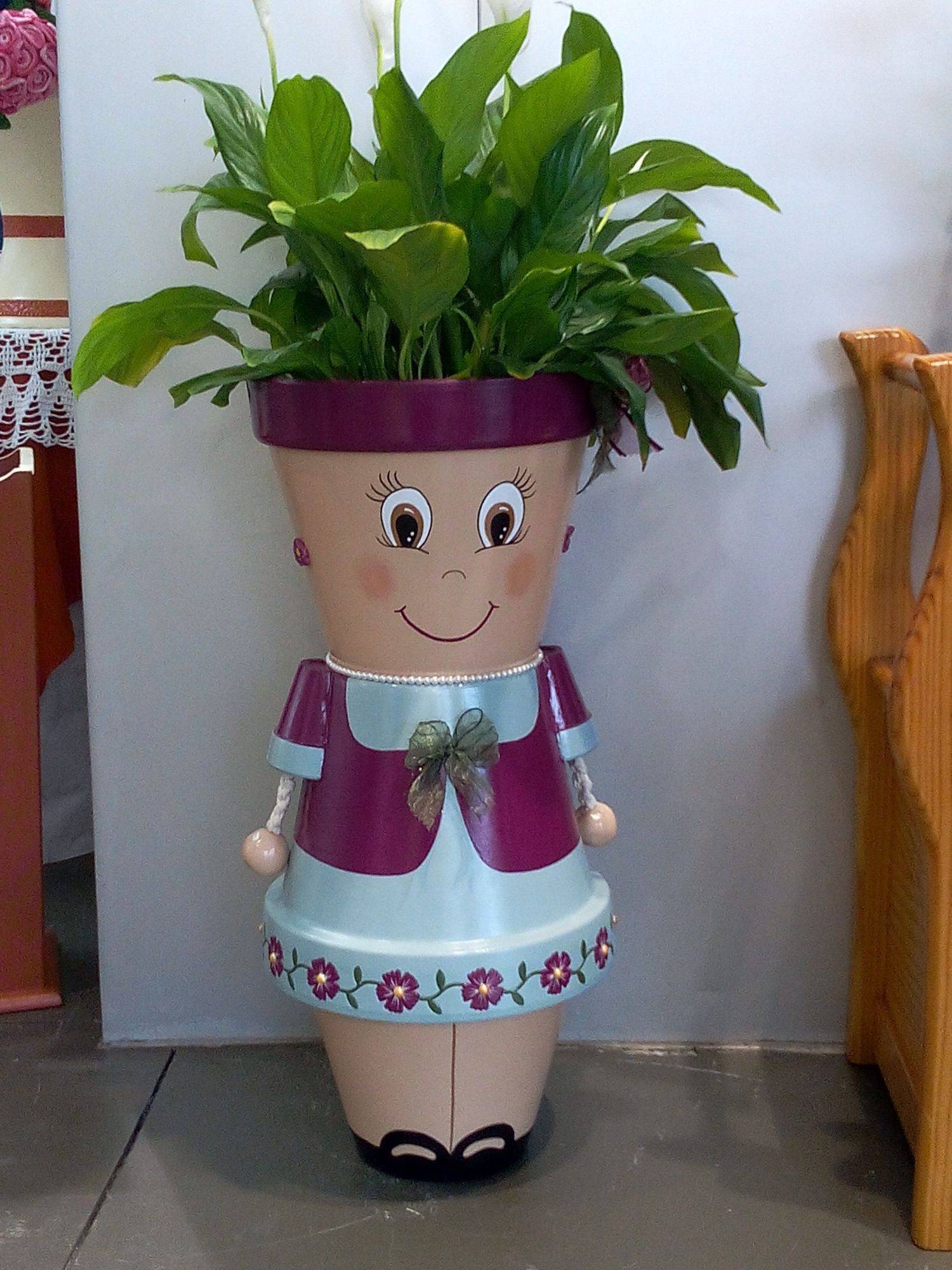 Cheap Diy Clay Pot People