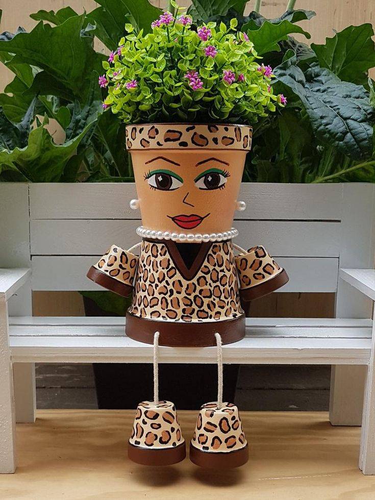 Cheap Diy Clay Pot People