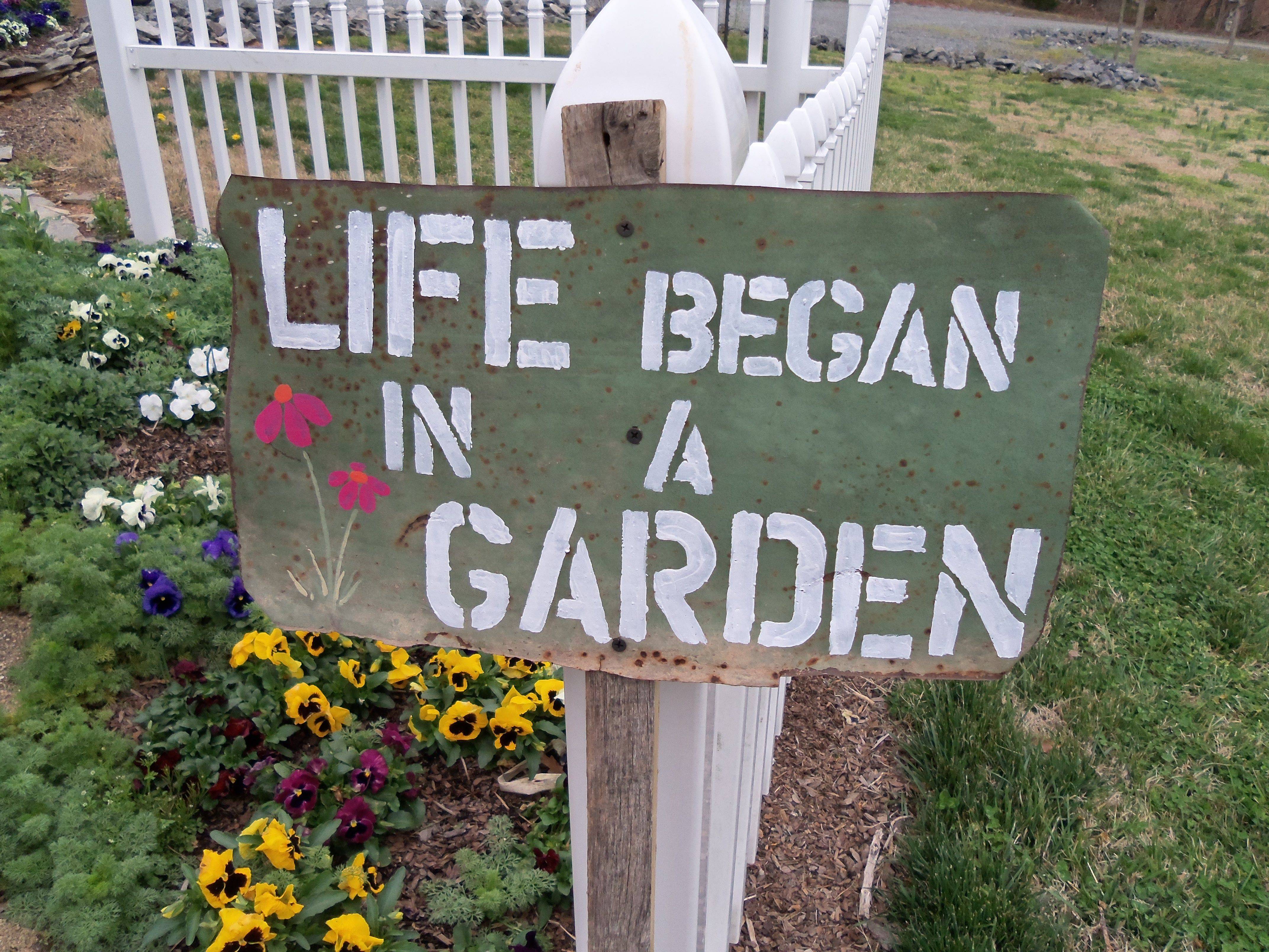 Personalized Garden Sign Garden Signs