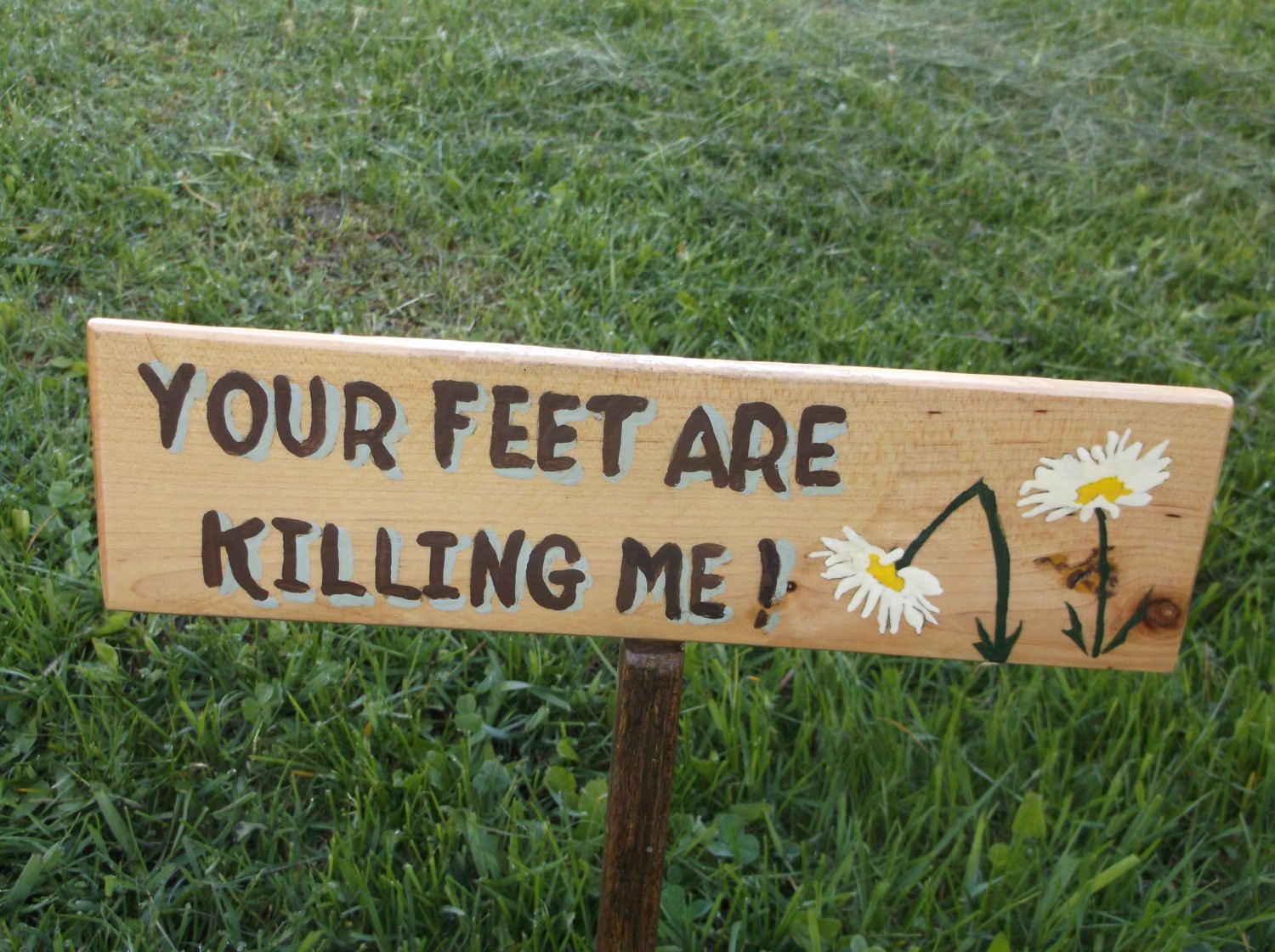 Wooden Garden Sign
