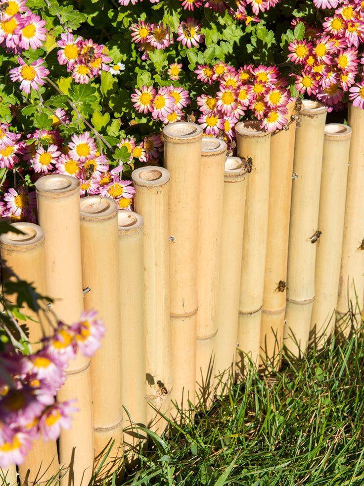 Bamboo Edging Garden Edge