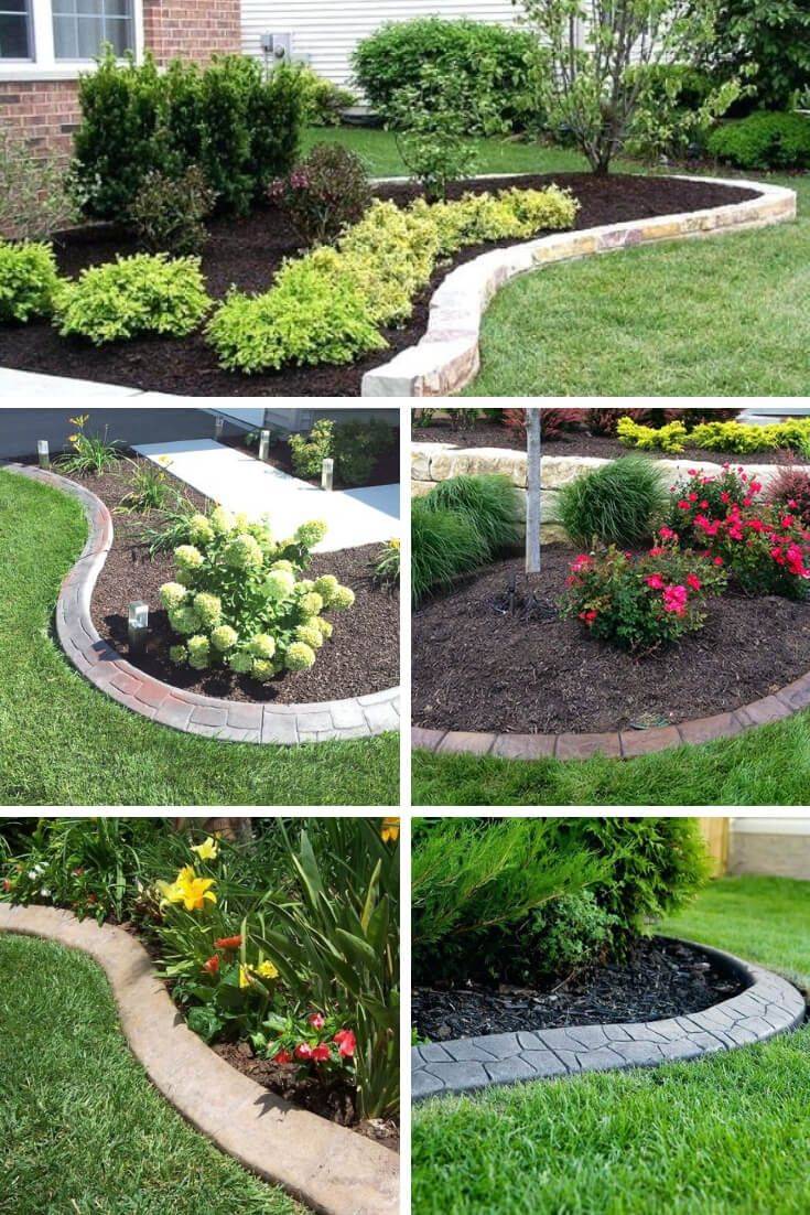 Simple Garden Lawn Path Patio Pots