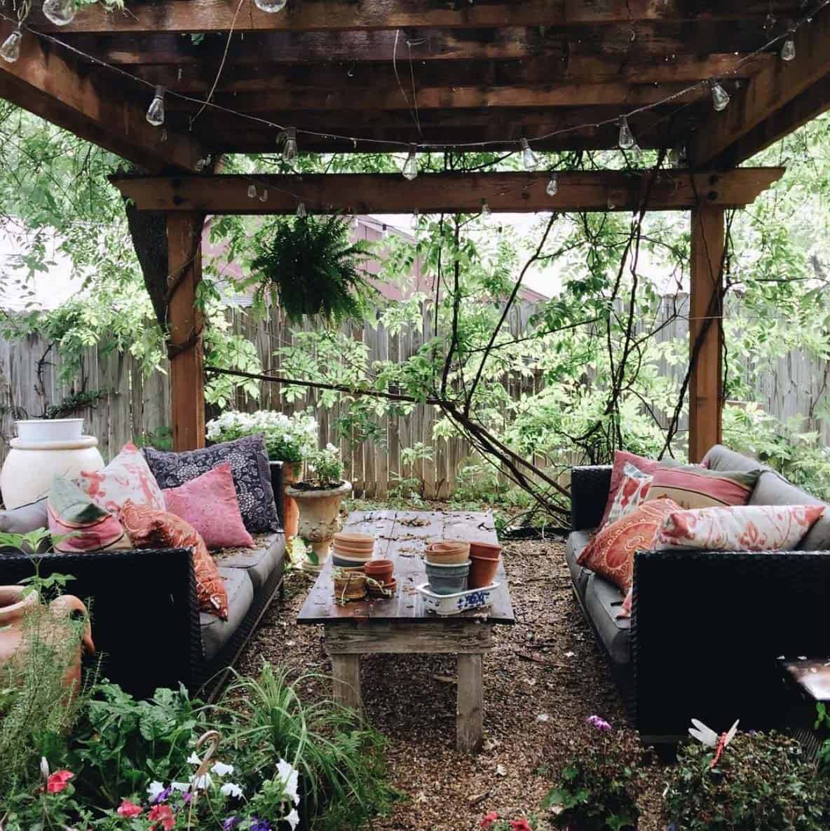 Modern Bohemian Garden Design Ideas