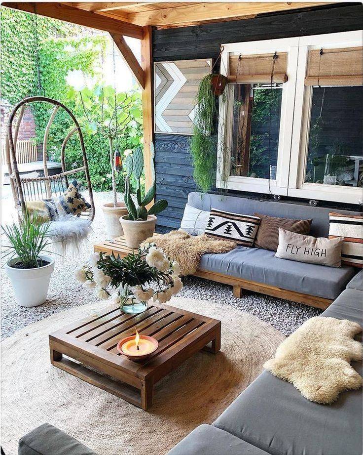 Cute Bohemian Garden Design Ideas