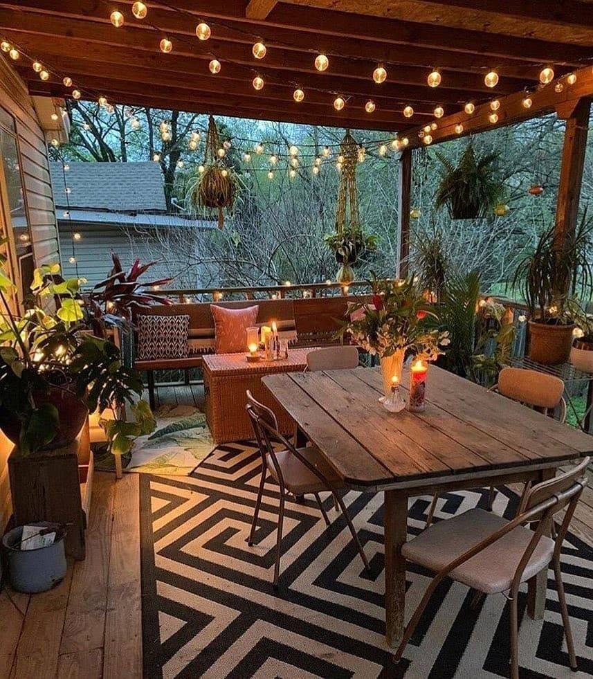 Boho Decor Outdoor Space Design