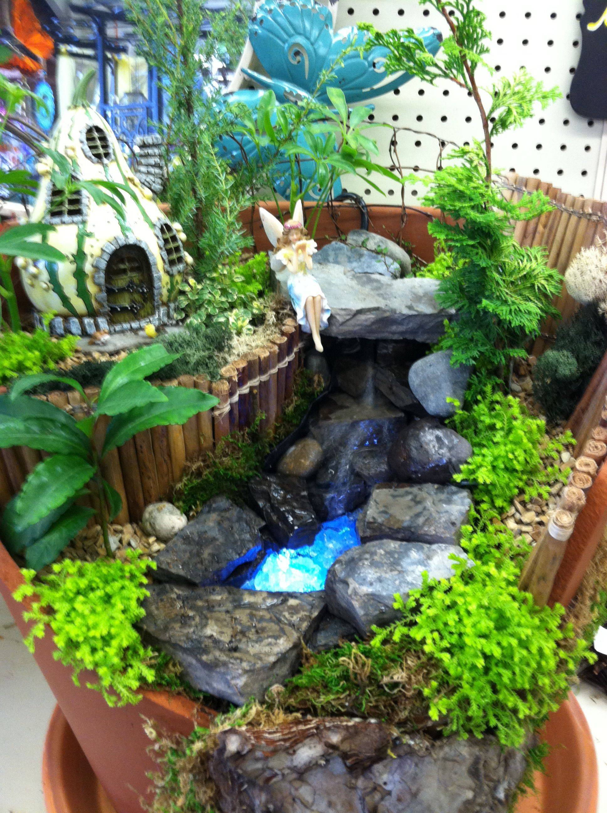 Mini Waterfall Miniature Garden