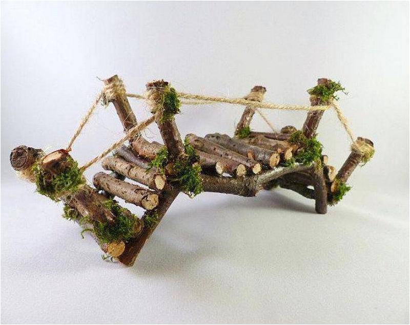 Stone Fairy Garden Bridge