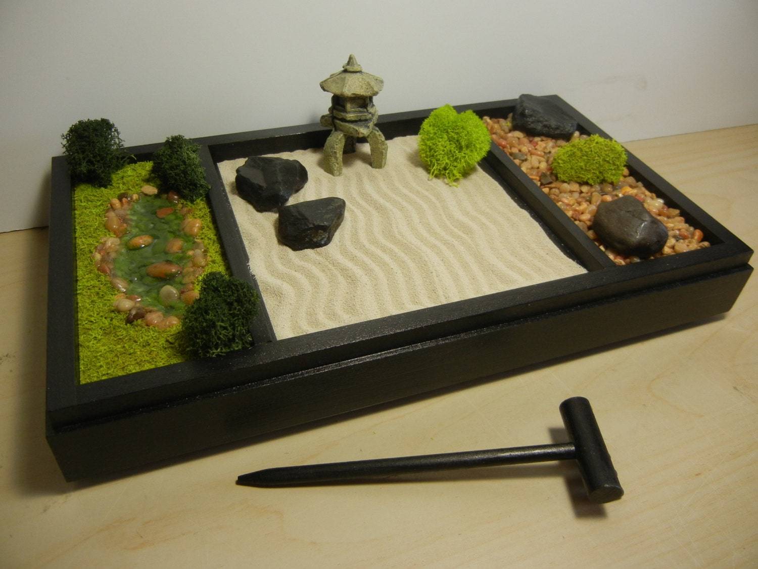 Desk Japanese Zen Sand Garden Kit