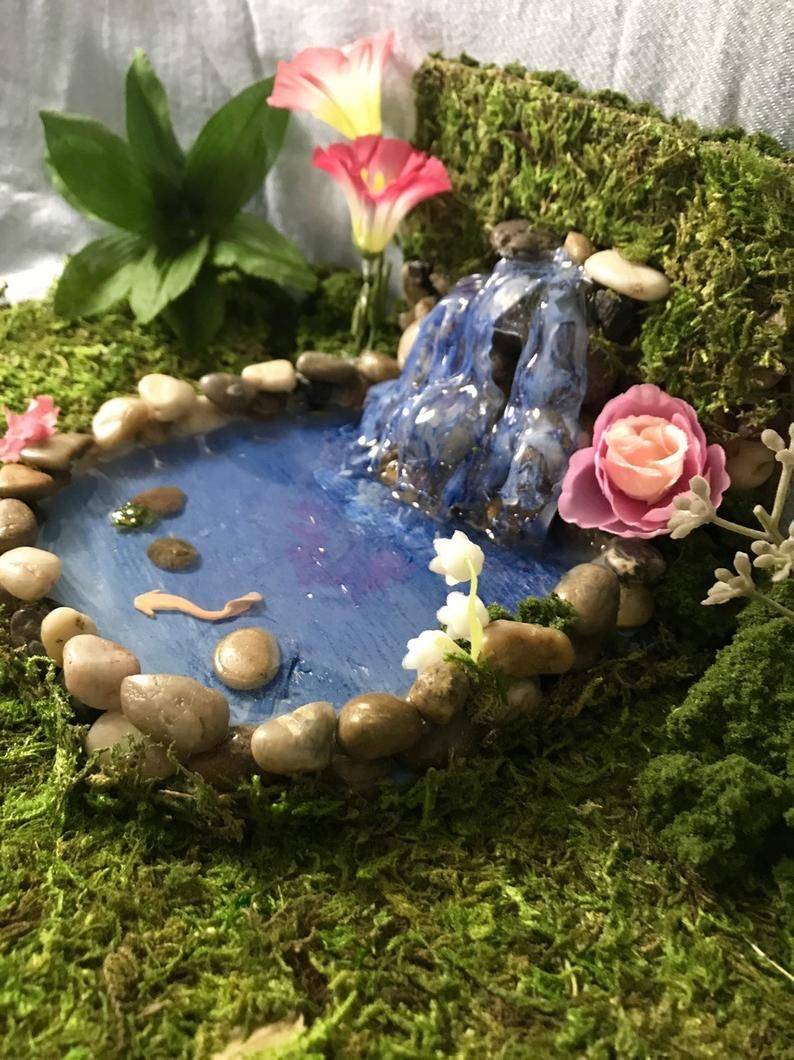 22 Miniature Fairy Garden Fountain Ideas To Consider SharonSable