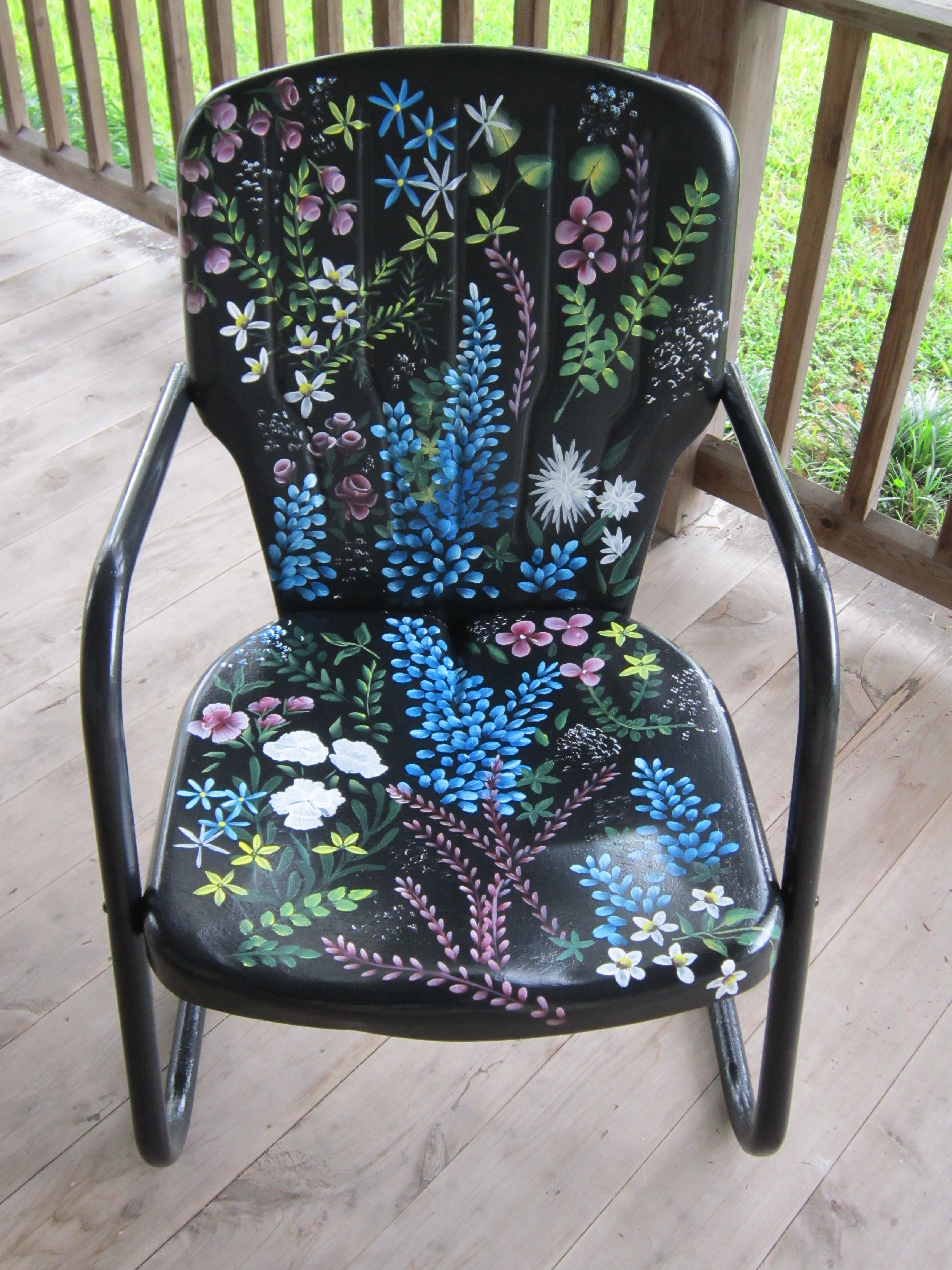 Vintage Collectible S Metal Lawn Chair