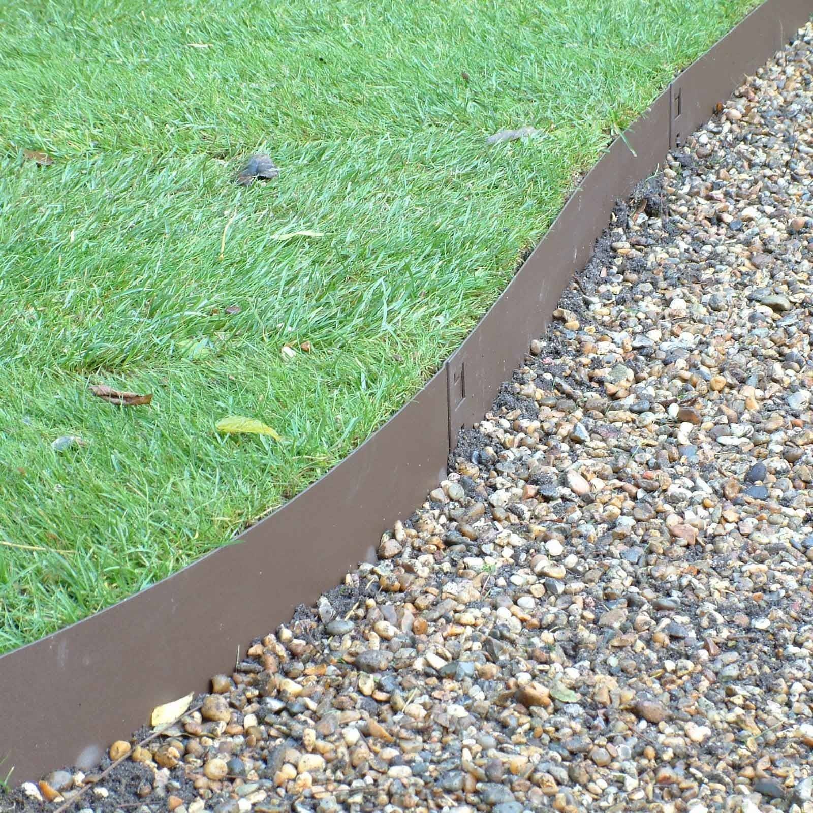 Metal Lawn Edging Steel Ld Plain