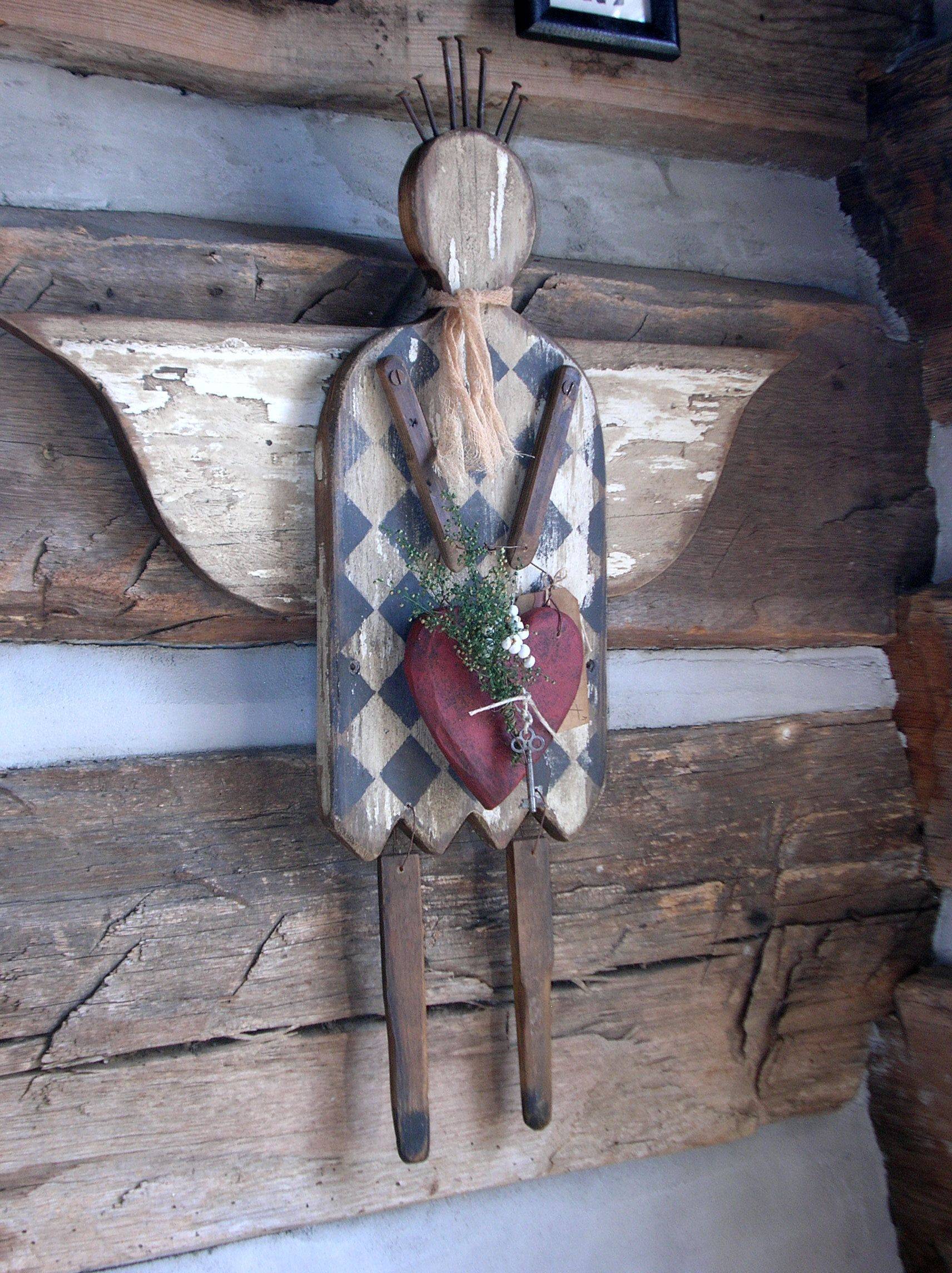 Scrap Wood Garden Angel