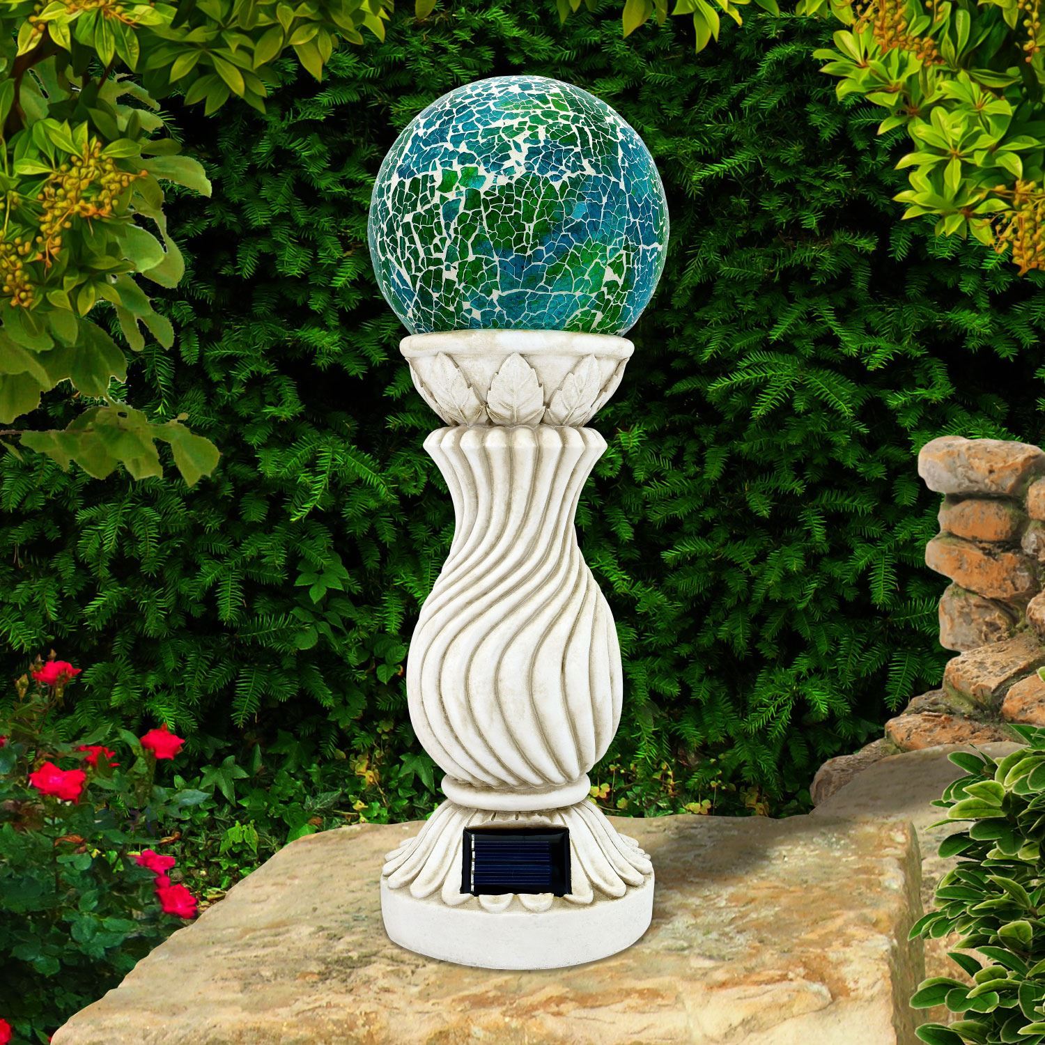 Solar Lighted Daydreaming Animal Sculpture Fresh Garden Decor