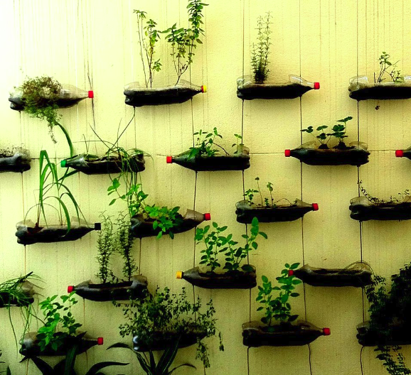 Clever Plastic Bottle Vertical Garden Ideas Farm