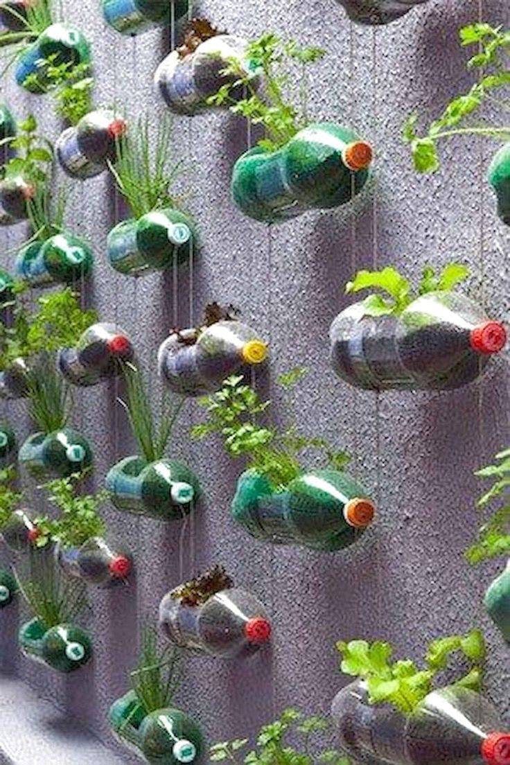 Diy Vertival Wall Plastic Bottle Garden Instructions Diy Plastic