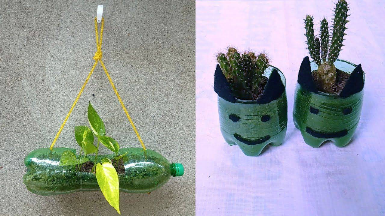 Plastic Bottle Planter