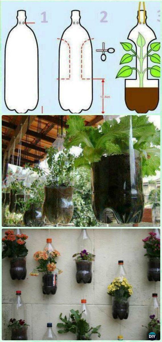 Brilliant Plastic Bottle Garden Ideas