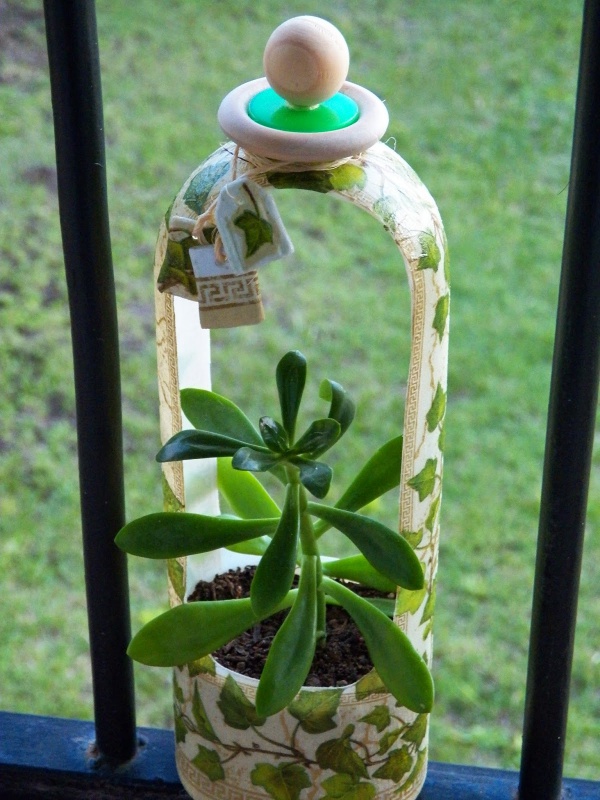 Milk Bottle Planters