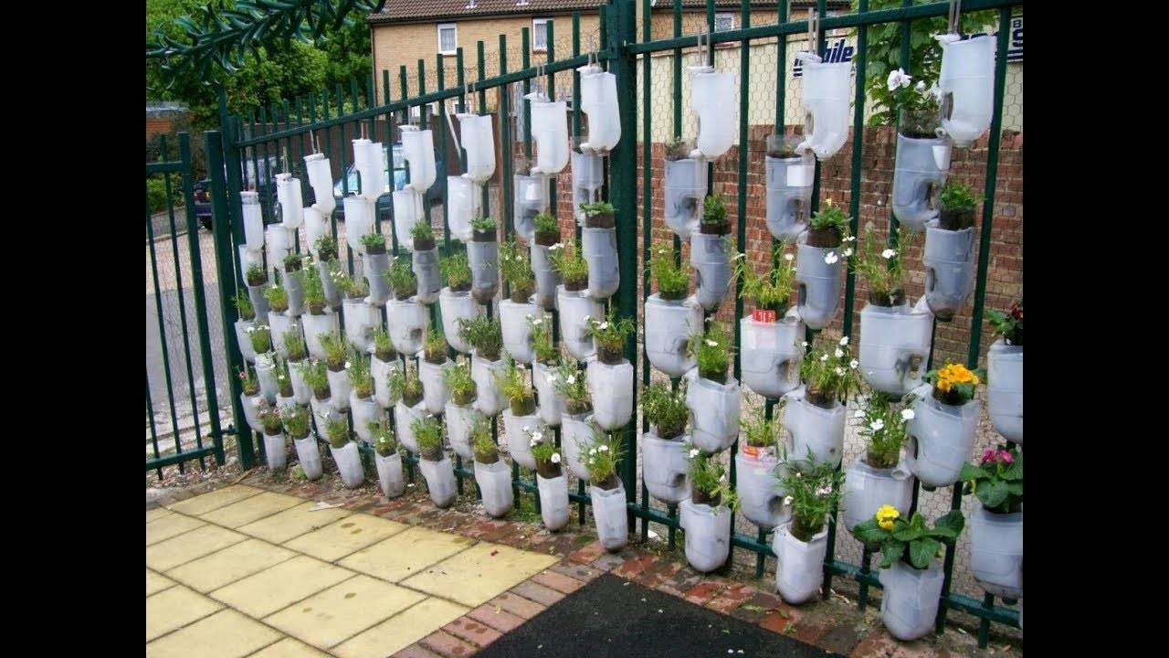 Vertical Garden Bottle Planters