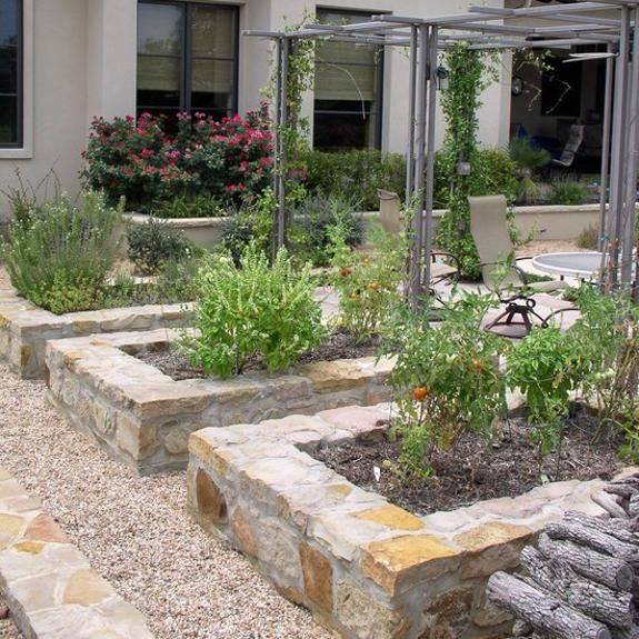Beautiful Raised Flower Bed Stone Border Httpswwwonechitecture