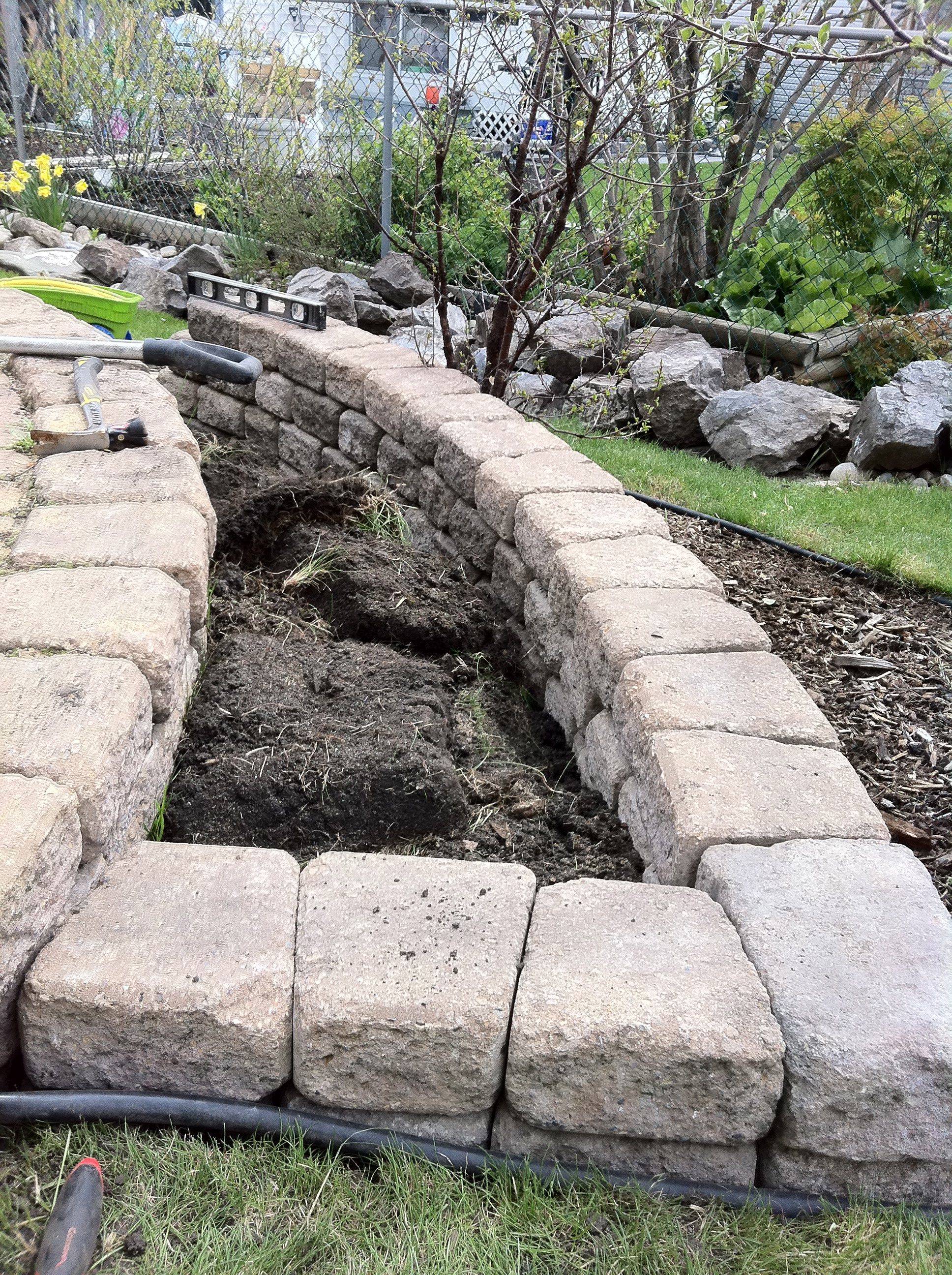 Steps Garden Retaining Wall