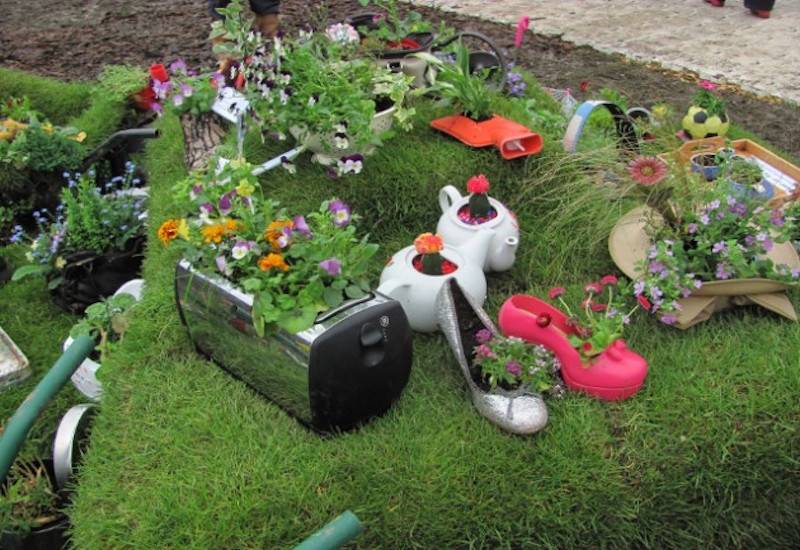 Creative Recycled Gardening Ideas