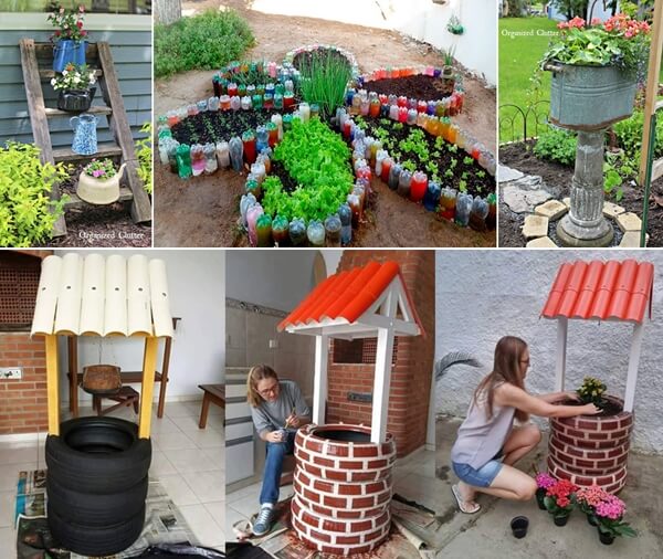 Creative Garden Junk Art And Decor Ideas