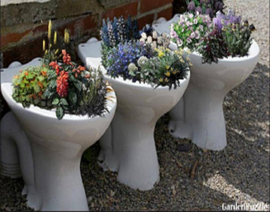 Cheap Upcycled Garden Containers Ideas