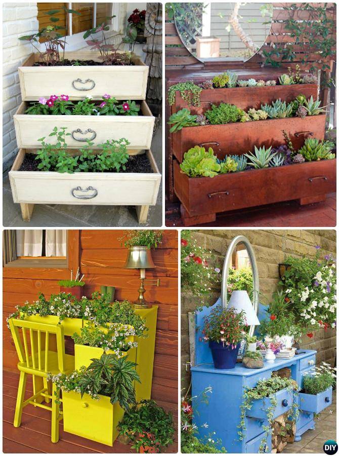 Upcycled Container Gardening