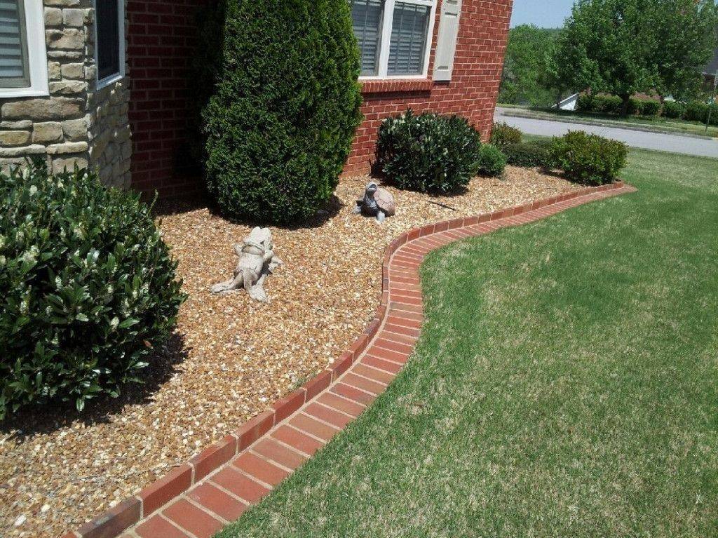 Landscape Patio Flower Bed Border Ideas Unique Elegant Brick