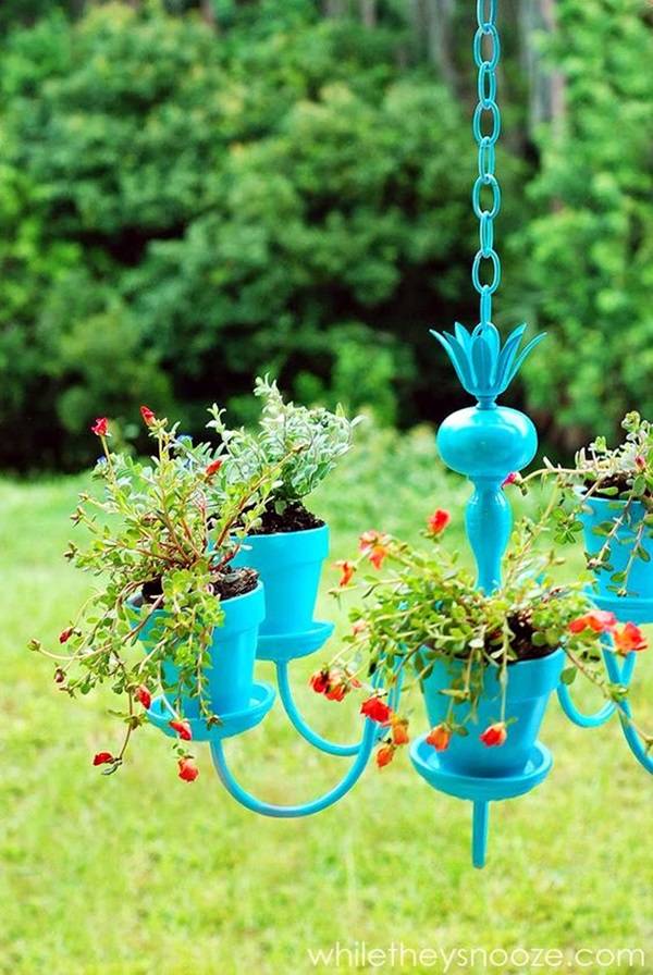 Stylish Garden Chandelier Ideas