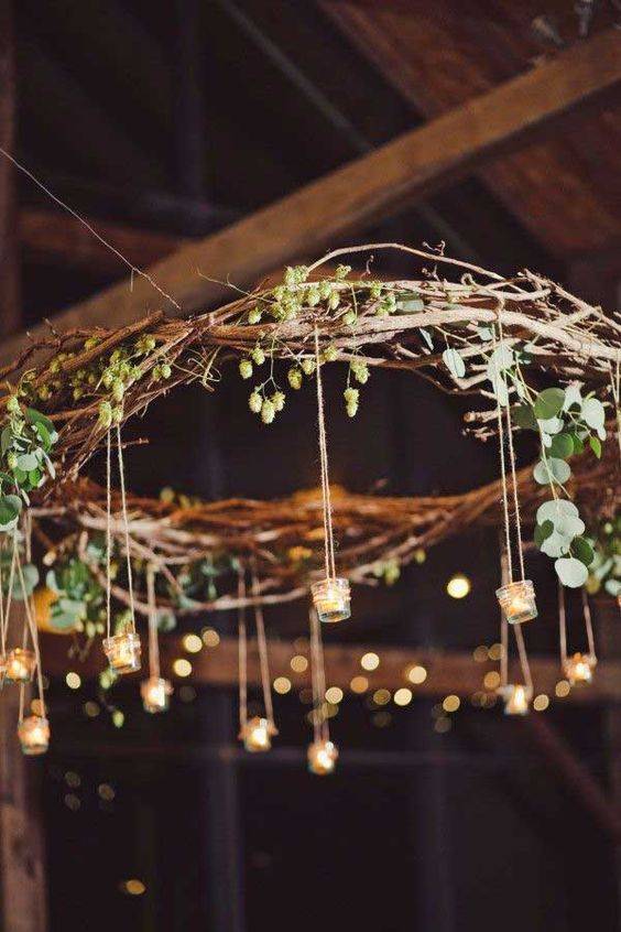 Stylish Garden Chandelier Ideas
