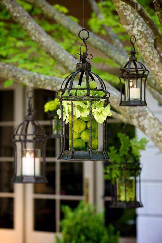 Stylish Garden Chandelier Ideas