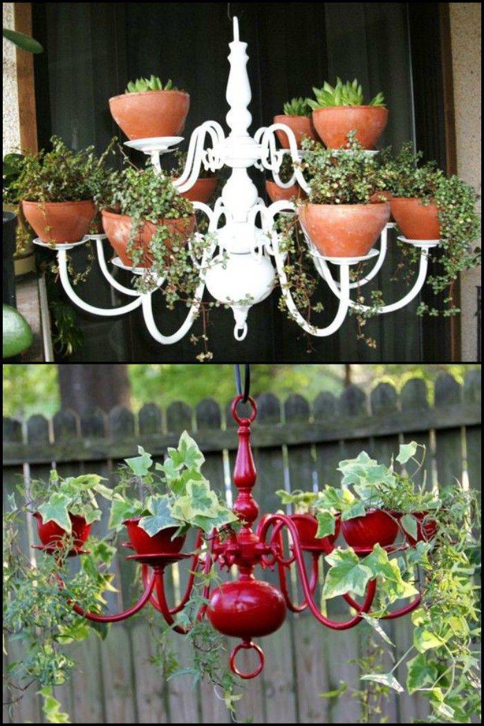 Stylish Garden Chandelier Ideas
