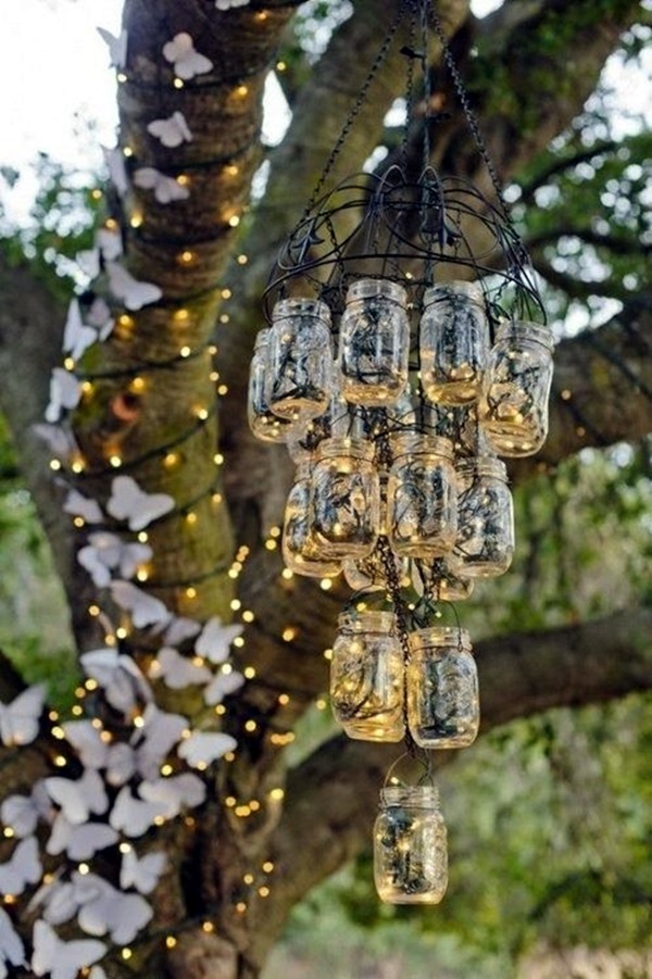 Stylish Garden Chandelier Ideas