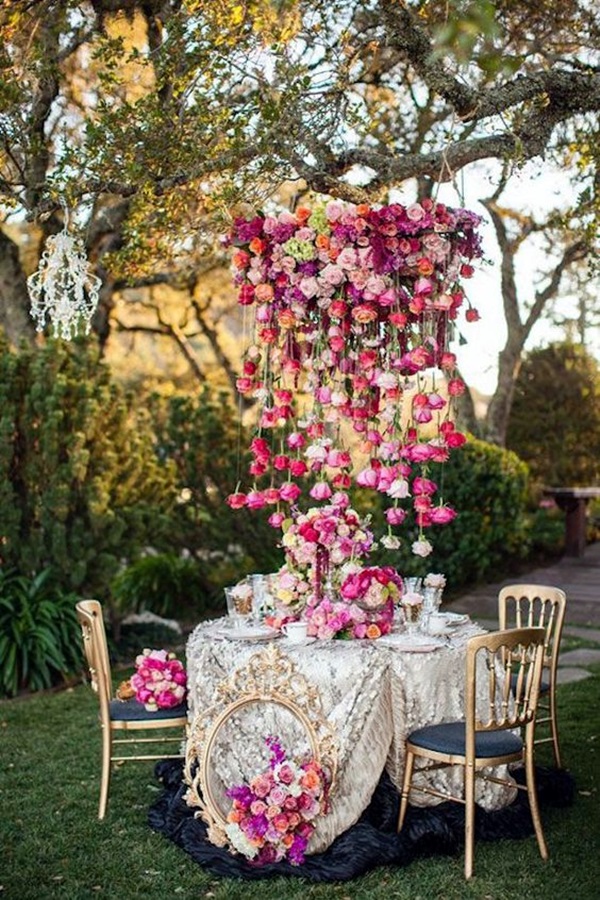 Stylish Garden Chandelier Ideas
