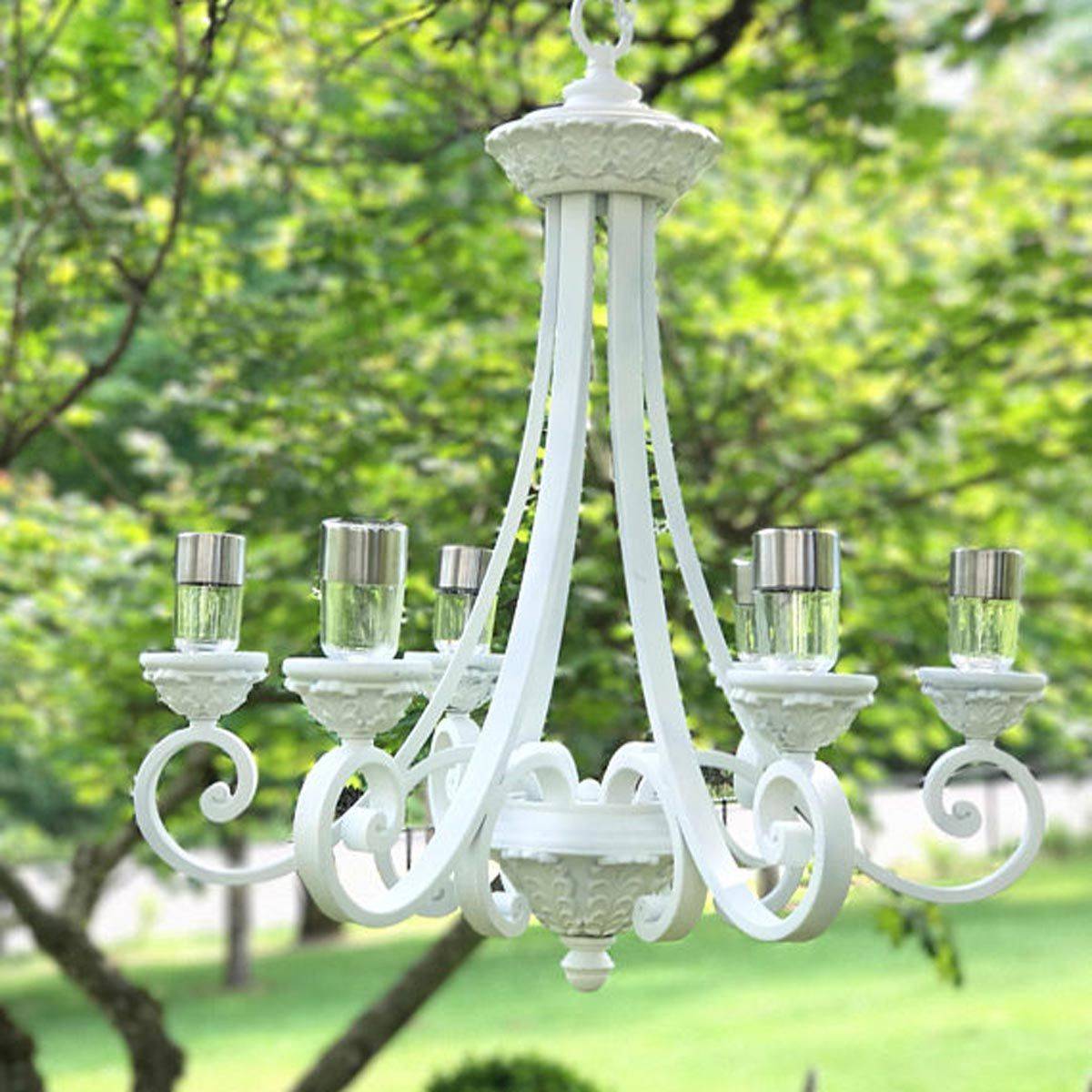 Crackled Glass Solar Garden Lights