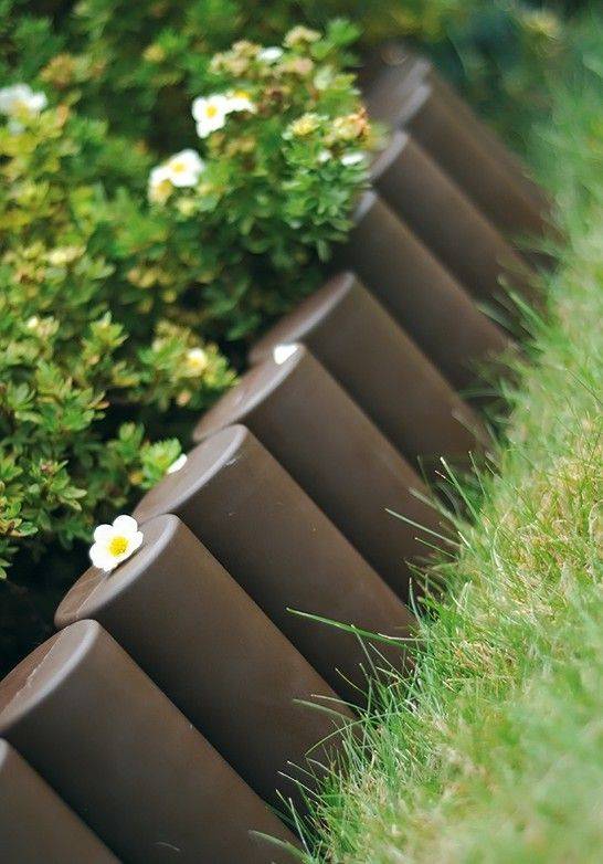 Bamboo Lawn Edging Roll Youtube