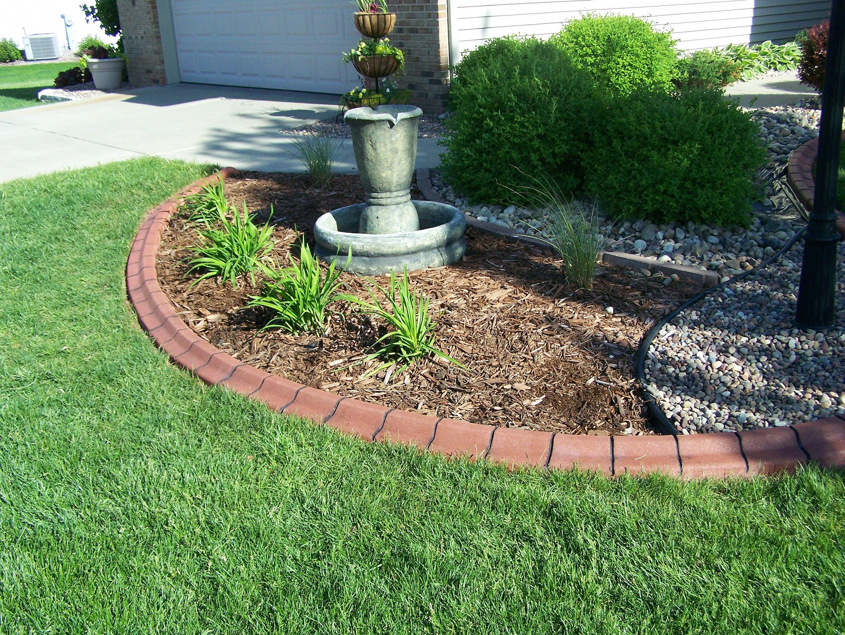 Flat Stone Edging Option Flower Bed Edging Landscape Edging Garden