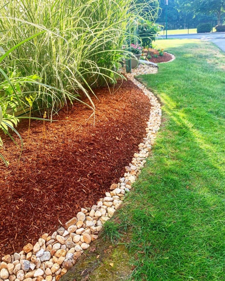 Yard Landscaping Block Wall Landscape Edging