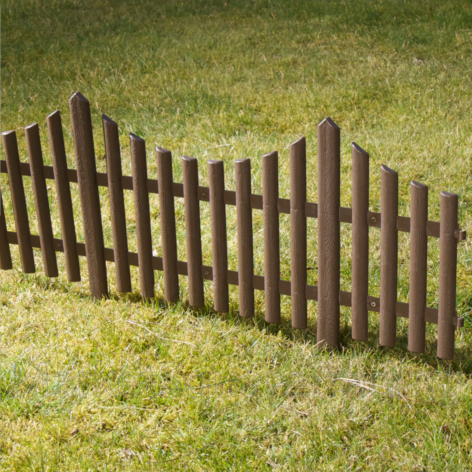 Pcs Flexible Plastic Garden Picket Fence Lawn Grass Edge Edging