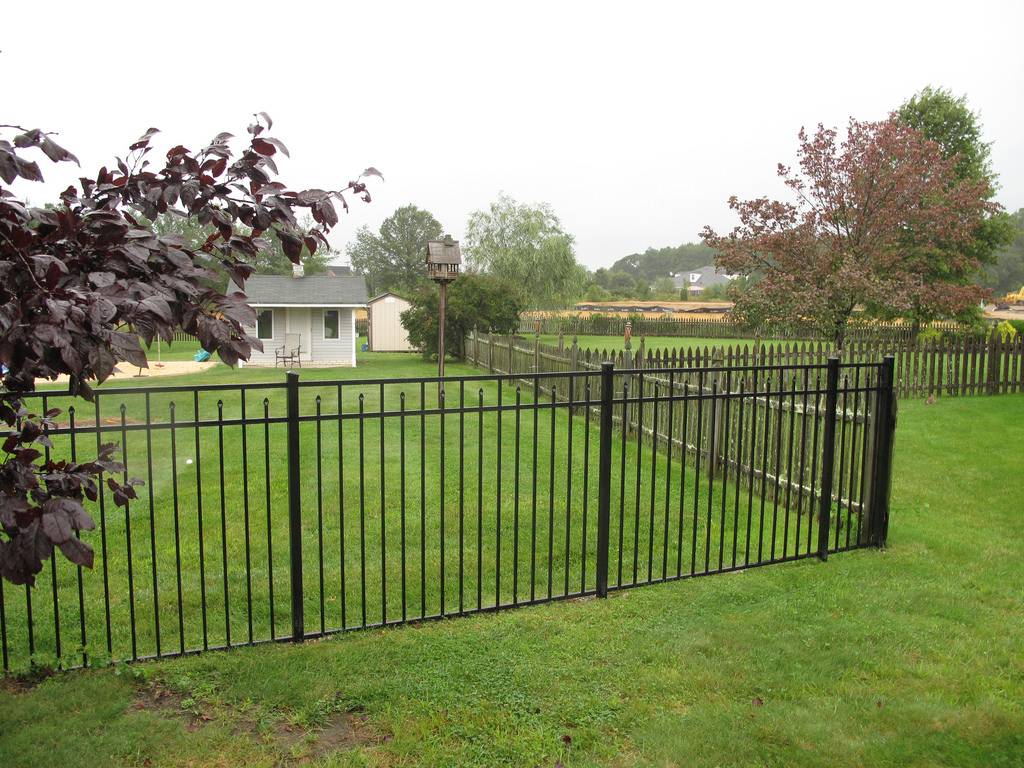 Inexpensive Black Fence Ideas For Garden Design Aluminum Fence