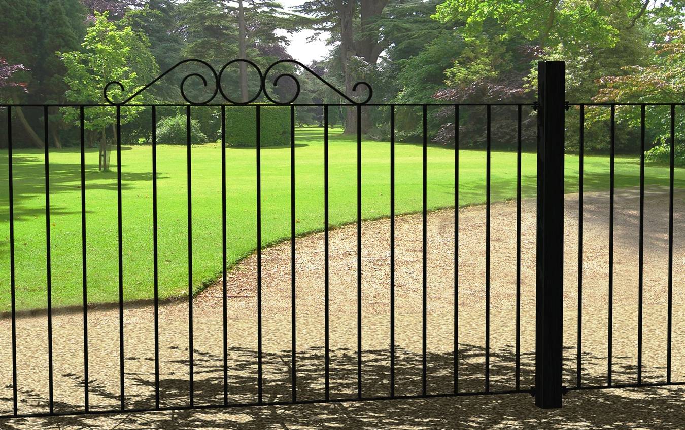 Awesome Black Garden Fences Design