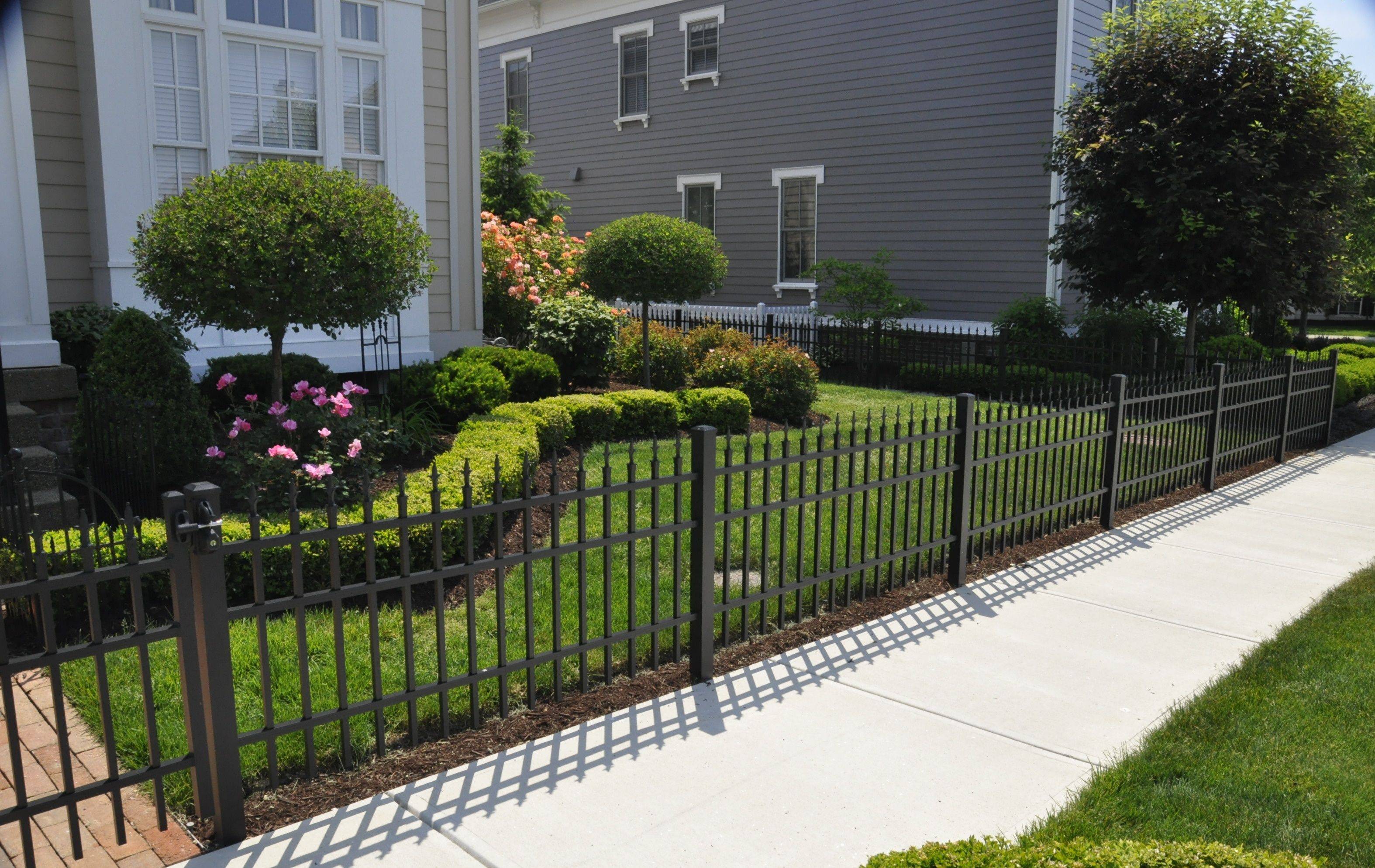 Black Metal Fencing Photo