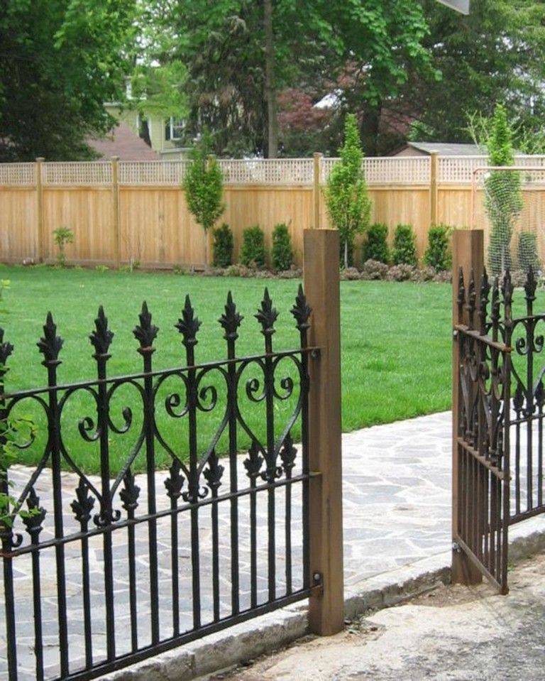 Garden Black Metal Fence