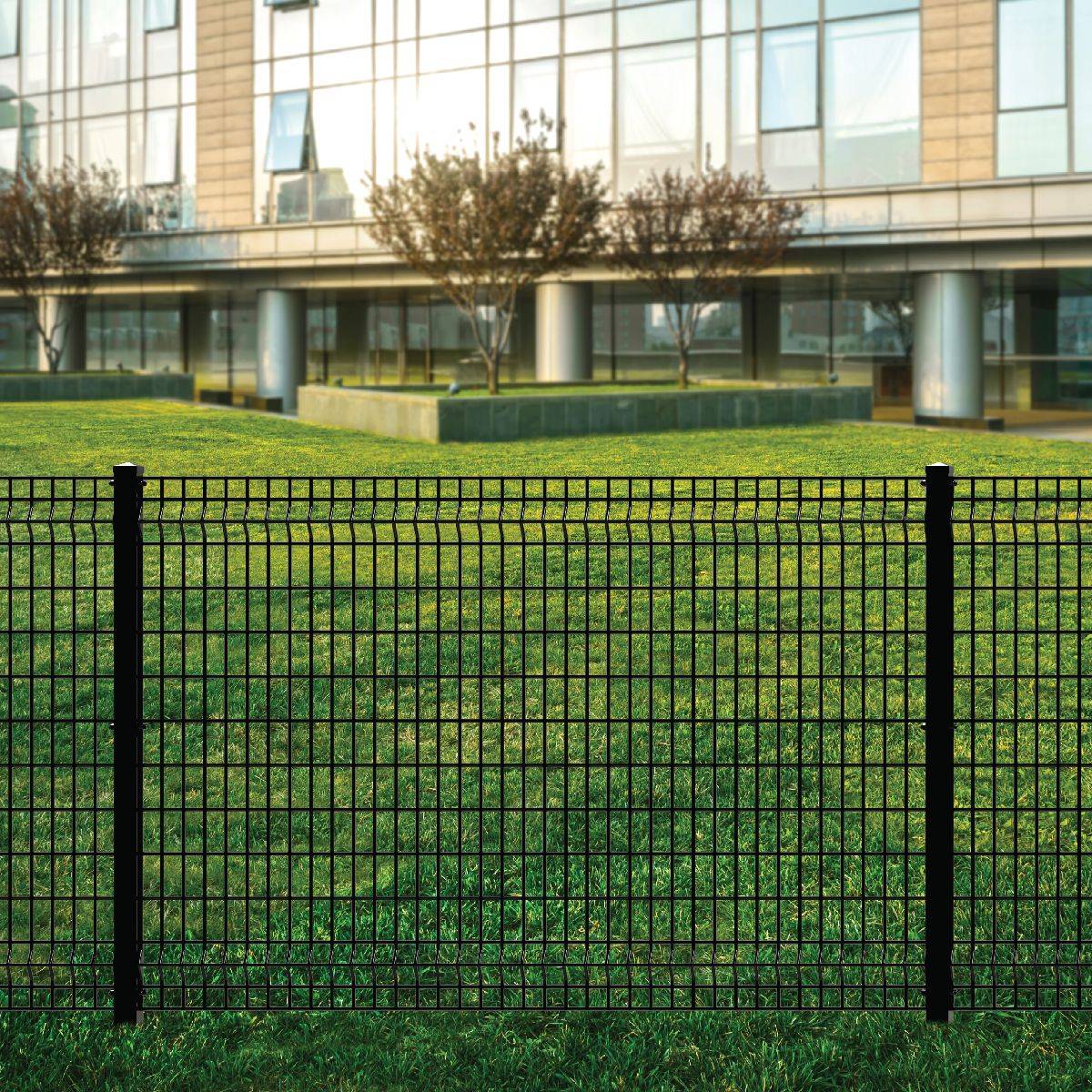 Scrolled Metal Garden Fence