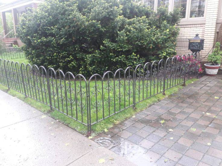 Patio Outdoor Appealing Wrought Iron Fencing