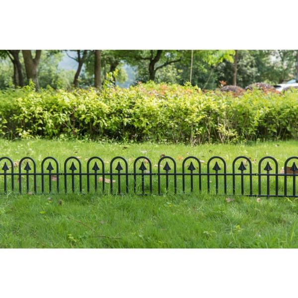 Black Decorative Plastic Garden Fence Edging Garden Design Ideas