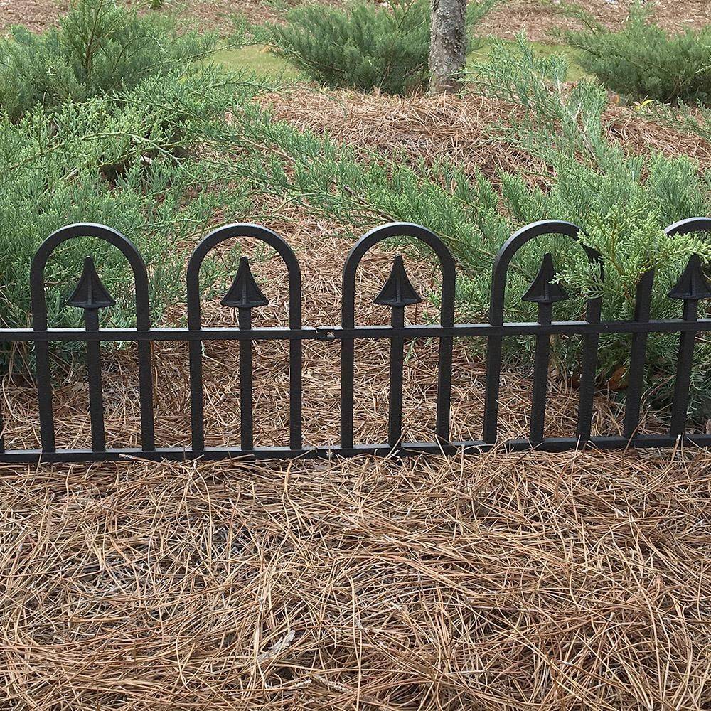 Iron Garden Fence Home Depot Garden Design Ideas