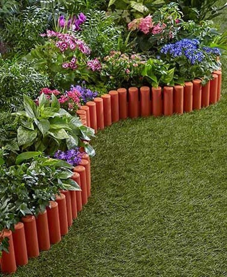Pcs Decorative Garden Fence Outdoor Landscape Fencing Fences Flower Bed